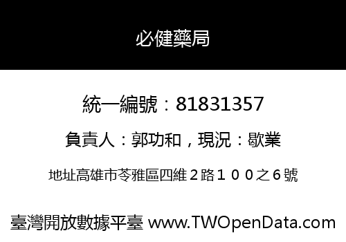 必健藥局