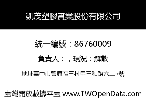 凱茂塑膠實業股份有限公司