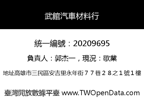 武館汽車材料行