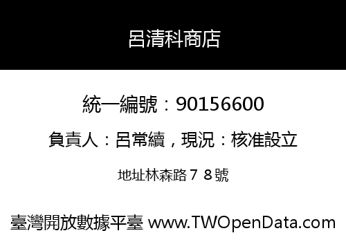 呂清科商店