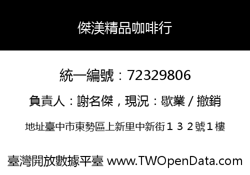 傑渼精品咖啡行