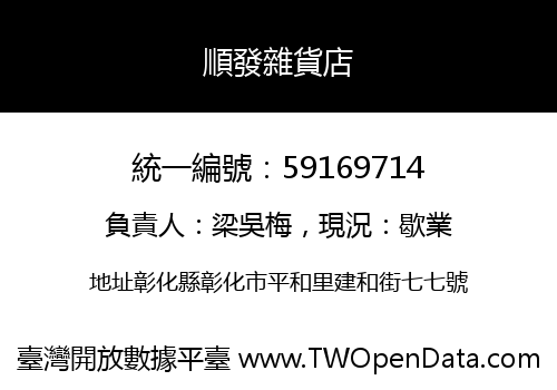 順發雜貨店