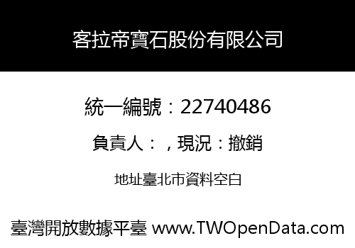 客拉帝寶石股份有限公司