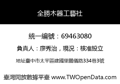 全勝木器工藝社