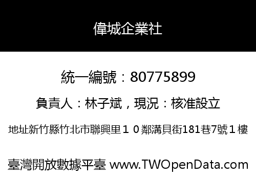 偉城企業社