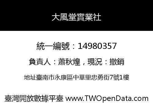 大風堂實業社