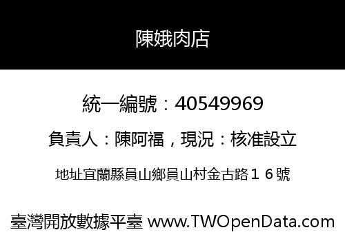 陳娥肉店