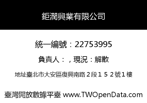 鉅潤興業有限公司