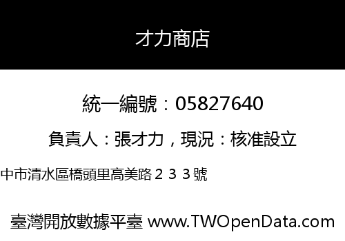 才力商店