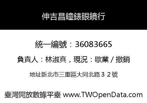 伸吉昌鐘錶眼鏡行