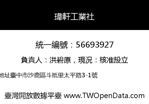 瑋軒工業社
