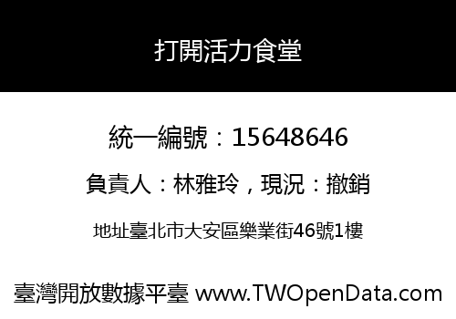 打開活力食堂