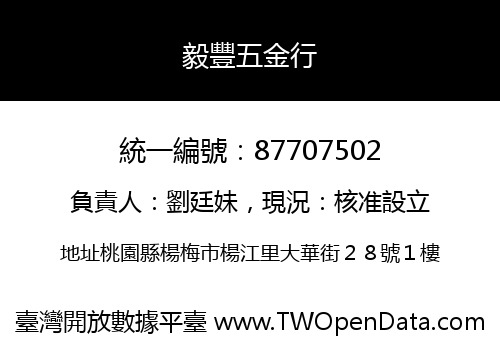 毅豐五金行