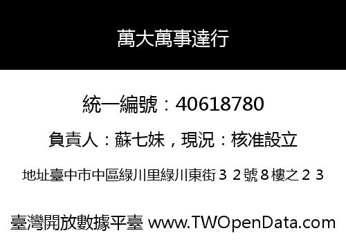 萬大萬事達行
