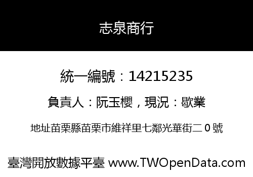 志泉商行