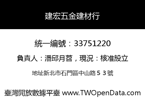 建宏五金建材行