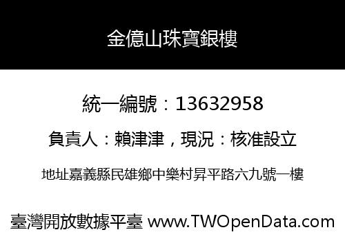 金億山珠寶銀樓