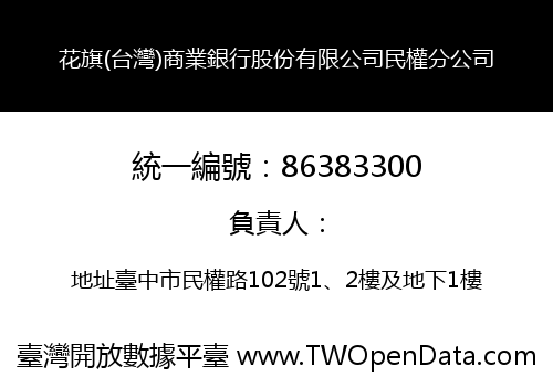 花旗(台灣)商業銀行股份有限公司民權分公司