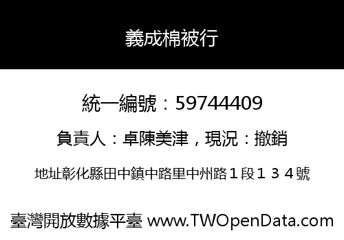 義成棉被行