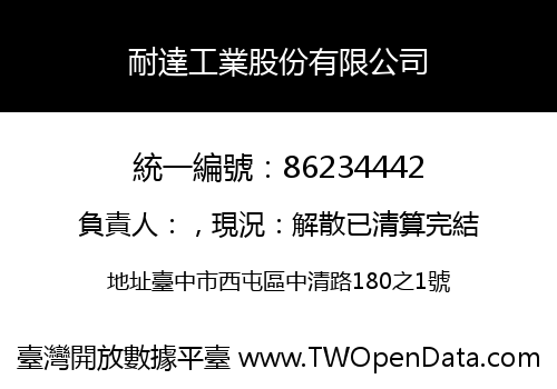 耐達工業股份有限公司