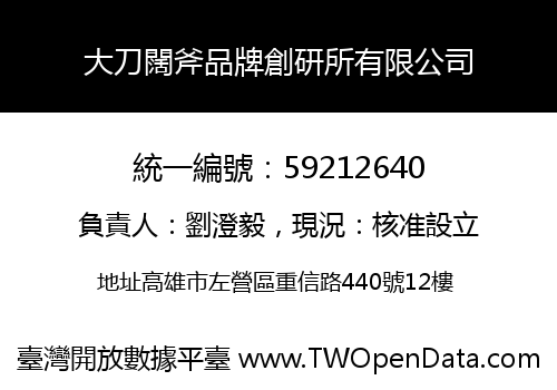 大刀闊斧品牌創研所有限公司