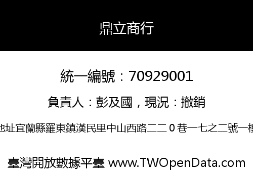 鼎立商行