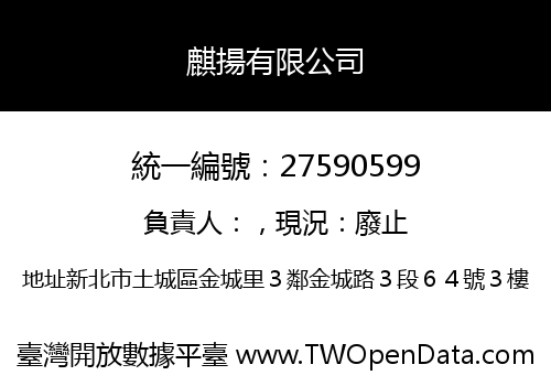 麒揚有限公司