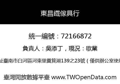 東昌鐵傢具行