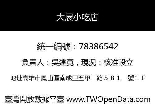 大展小吃店