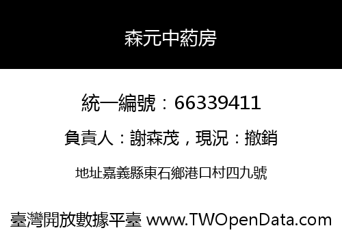 森元中葯房