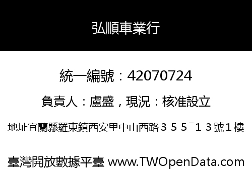 弘順車業行