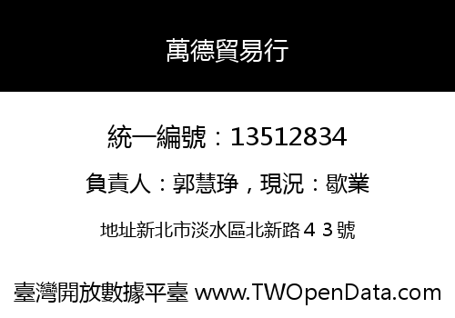萬德貿易行
