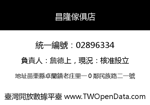 昌隆傢俱店