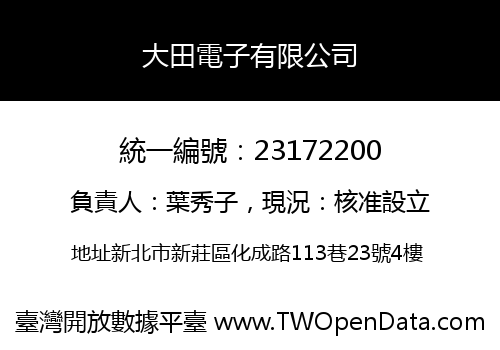 大田電子有限公司