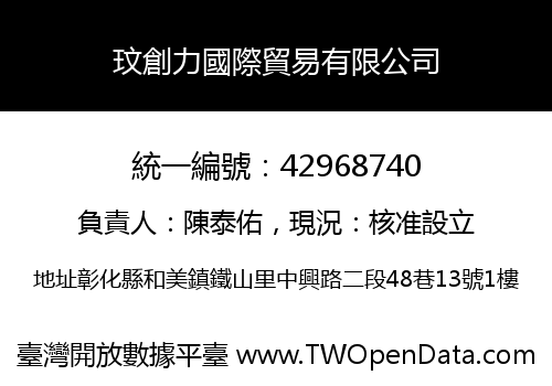 玟創力國際貿易有限公司