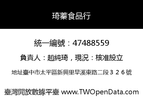 琦蓁食品行