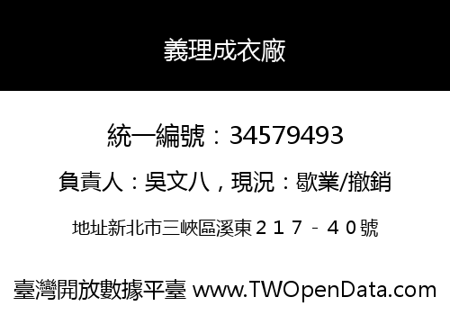 義理成衣廠