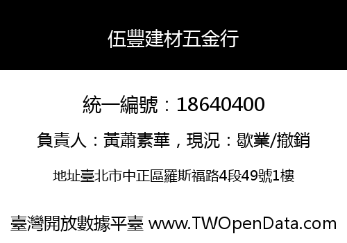 伍豐建材五金行