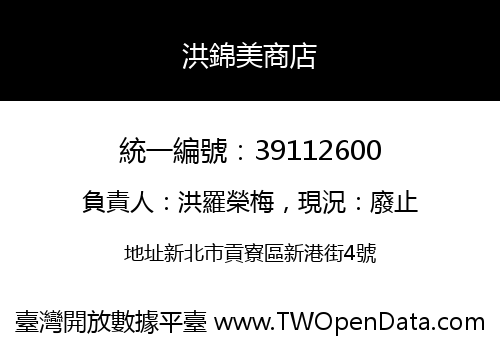 洪錦美商店