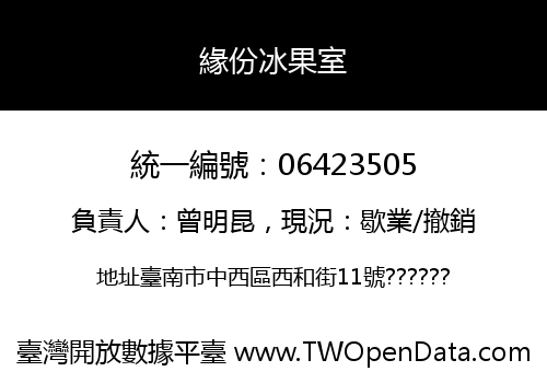 緣份冰果室