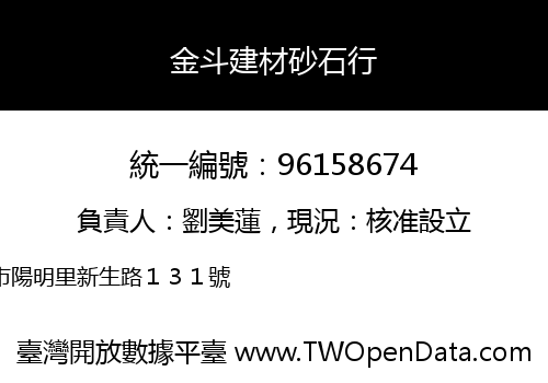 金斗建材砂石行