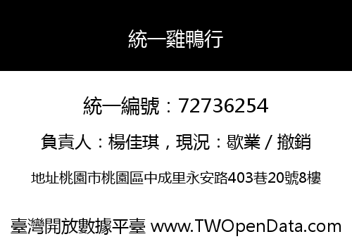 統一雞鴨行