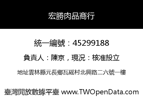 宏勝肉品商行