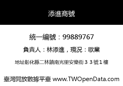 添進商號