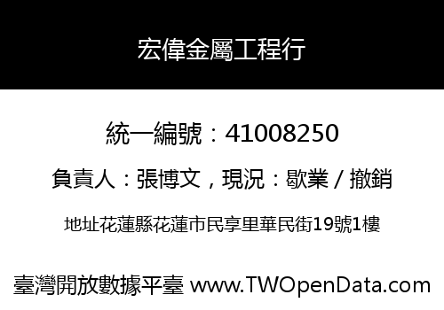 宏偉金屬工程行