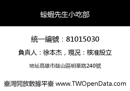 蠔蝦先生小吃部