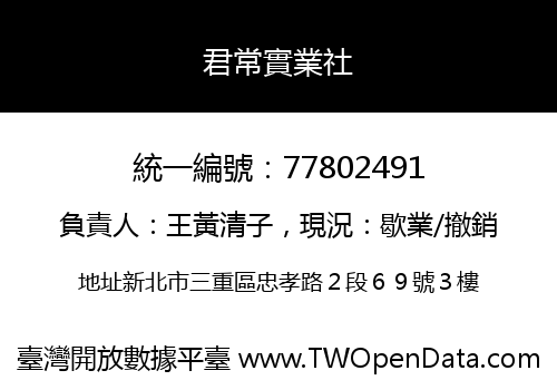 君常實業社