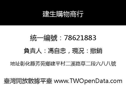 建生購物商行