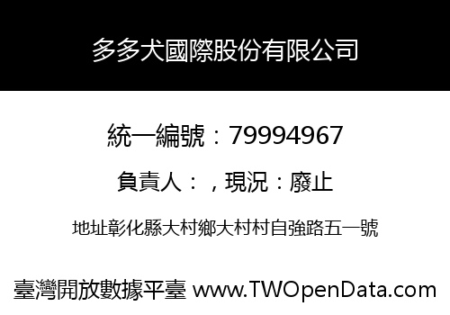 多多犬國際股份有限公司