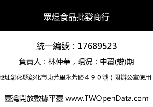 眾煜食品批發商行